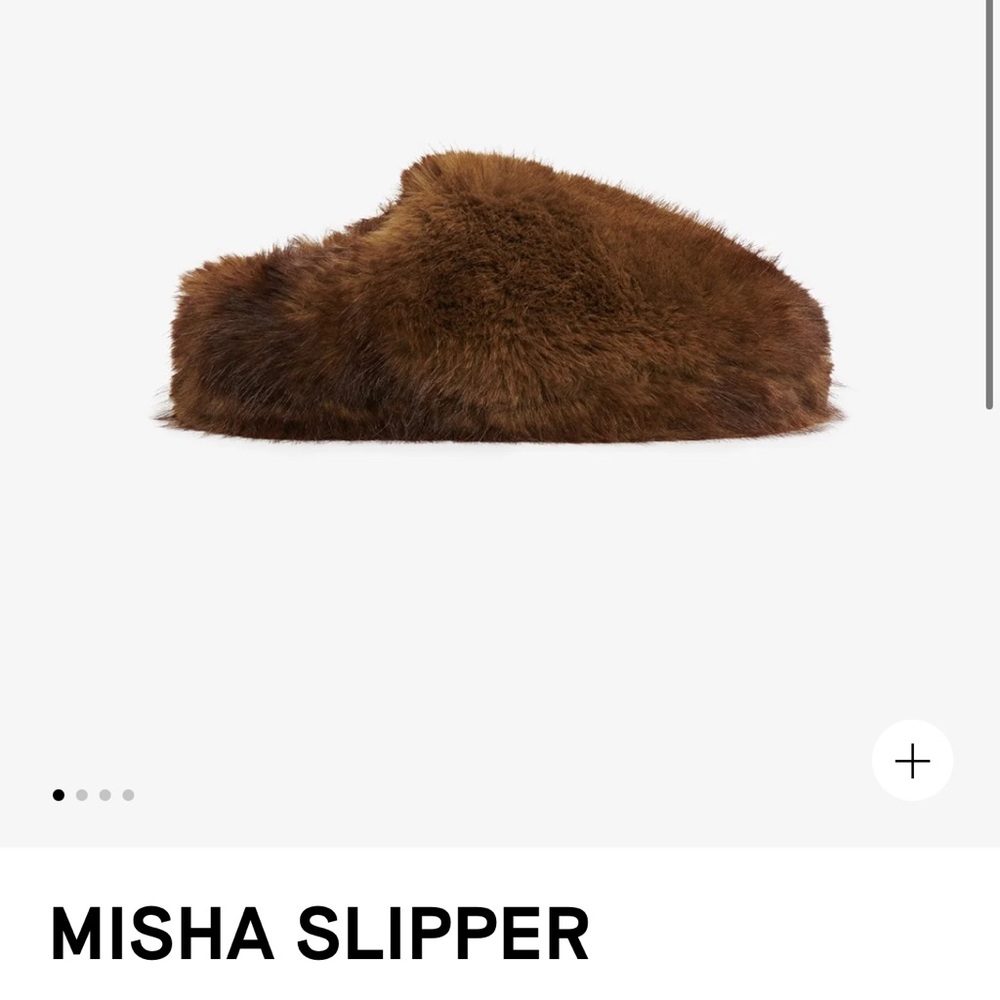 Apparis Misha Mink Slippers